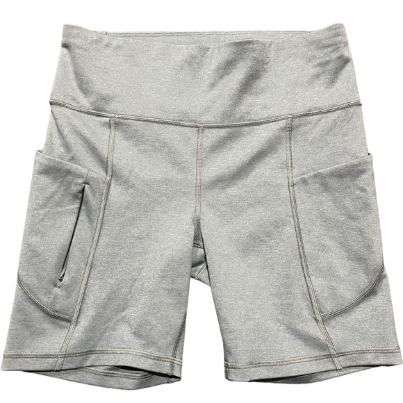 Athleta Pants - Athleta Biker Shorts/Active Gray Women Shorts/ Stash Pockets /Size Medium